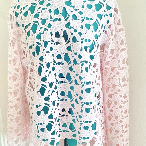 Boho Hippie High Low Oversized Pullover Sweater Size 2X. - Picture 3 of 5